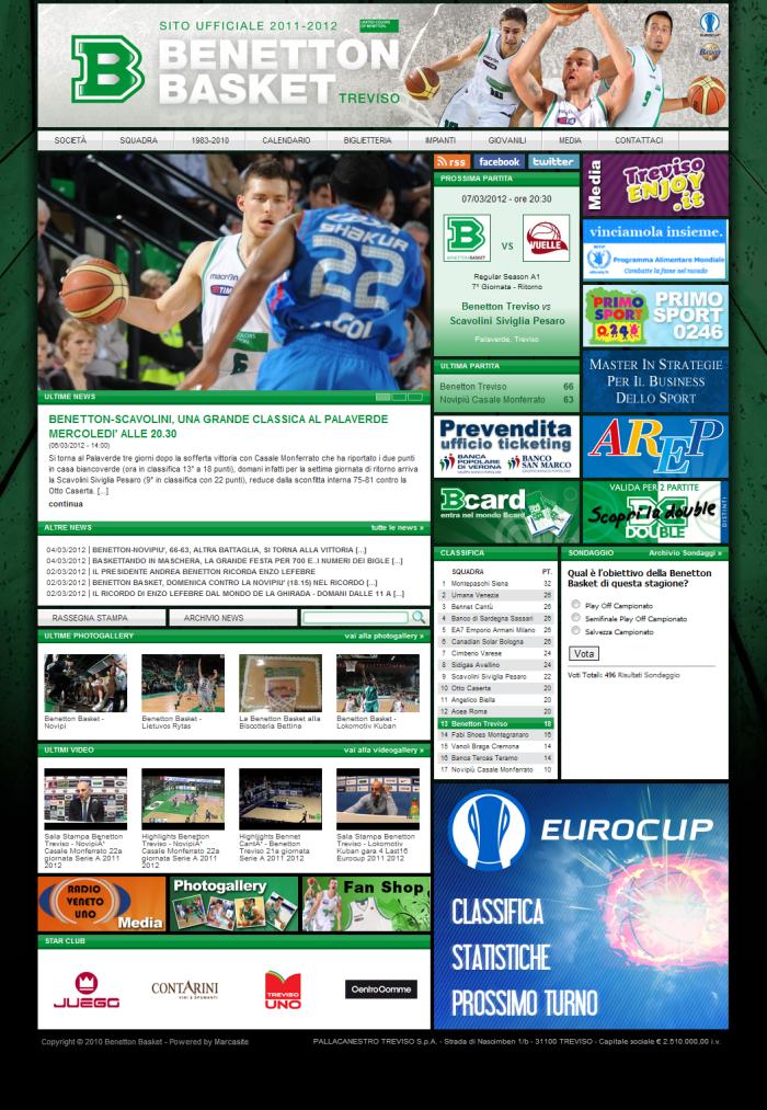 Benetton Basket - Sito Ufficiale